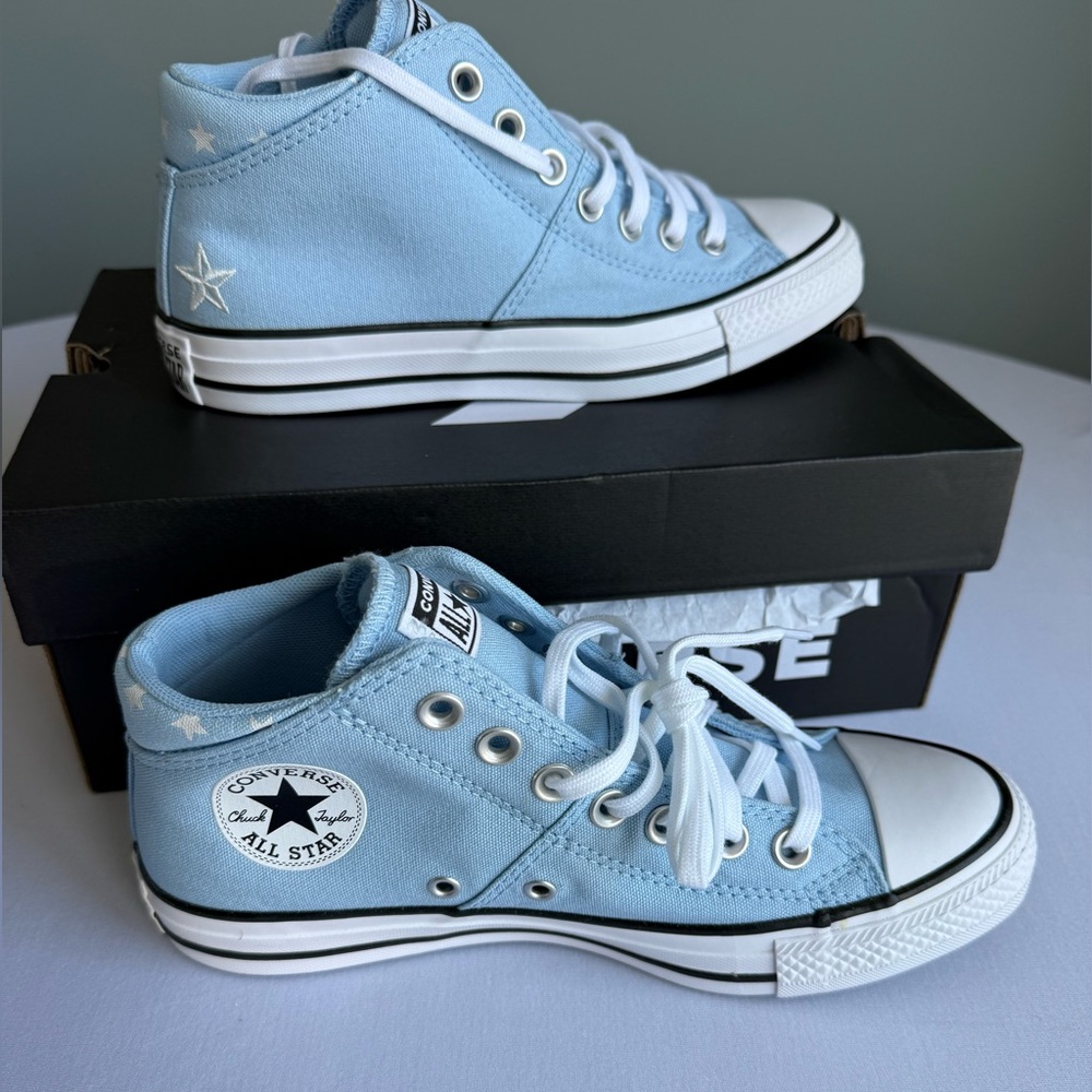 Converse Women’s Sky Blue High-Top Sneakers